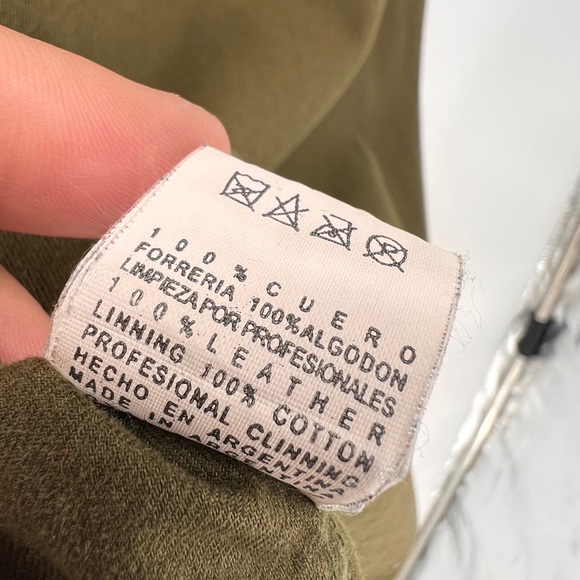 EUC Bensimon Leather Elbow Patch Button Down Shirt - Picture 10 of 10